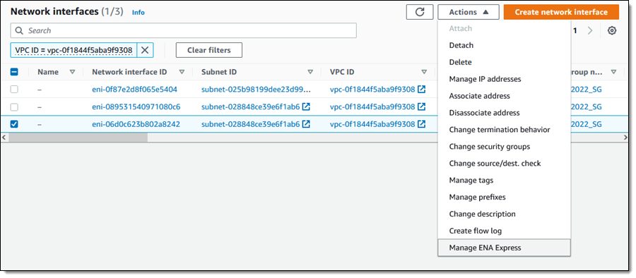 Read more about the article New – ENA Express: Improved Network Latency and Per-Flow Performance on EC2