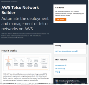 Read more about the article New: AWS Telco Network Builder – Deploy and Manage Telco Networks